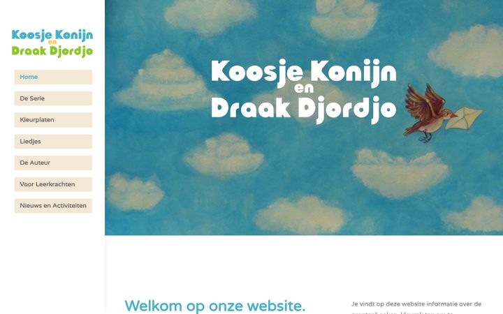Screenshot of koosje-konijn-en-draak-djordjo.nl