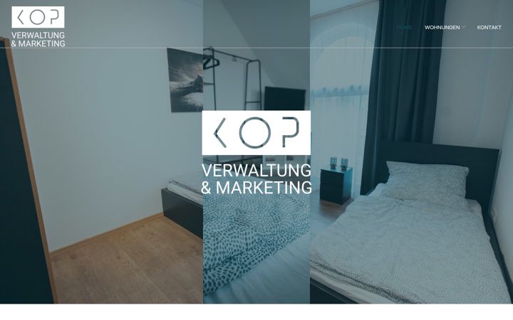 Screenshot of kop-vm.de