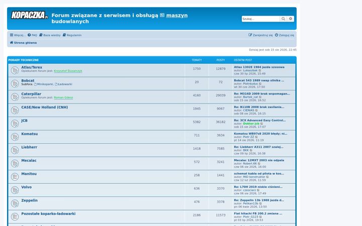 Screenshot of kopaczka.pl