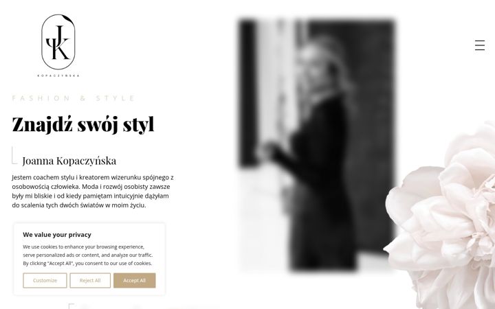 Screenshot of kopaczynska.com