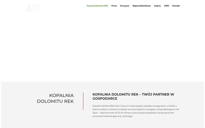 Screenshot of kopalniadolomiturek.pl