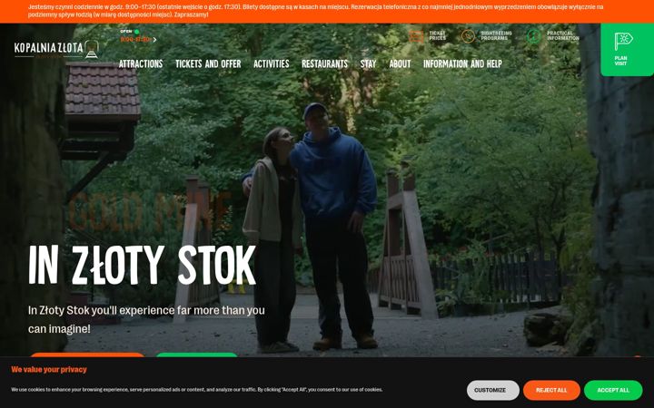 Screenshot of kopalniazlota.pl