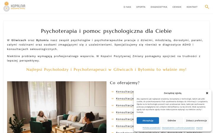 Screenshot of kopalniazmiany.pl
