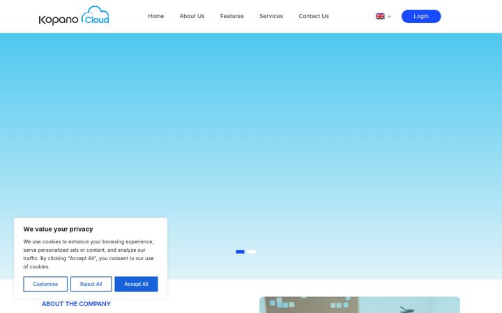 Screenshot of kopano.it