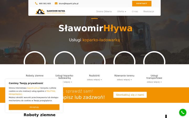 Screenshot of koparki.pila.pl