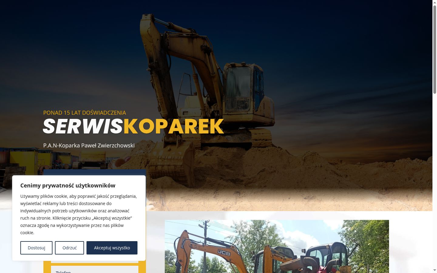 Snimka zaslona bannera za privolu prikazanog prije bilo kakve interakcije