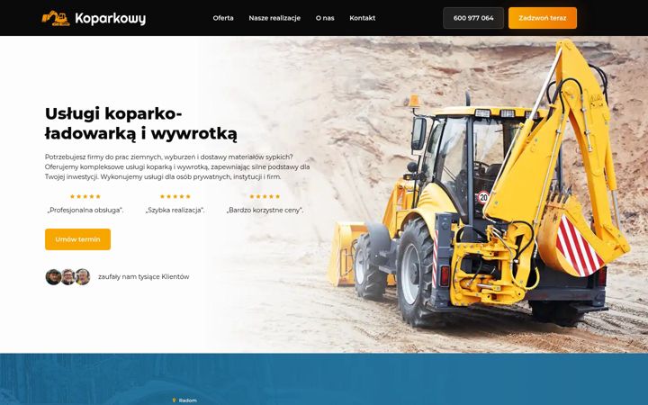 Screenshot of koparkowy.com