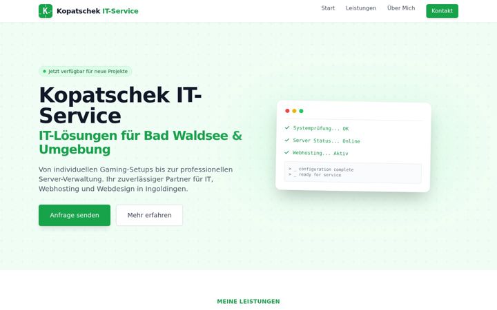 Screenshot of kopatschek.net