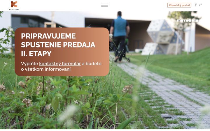 Screenshot of kopcianka.sk