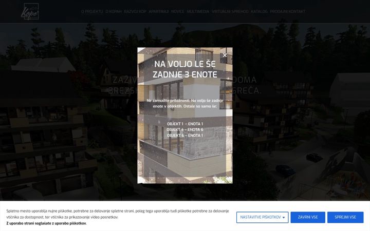 Screenshot of kope-invest.si