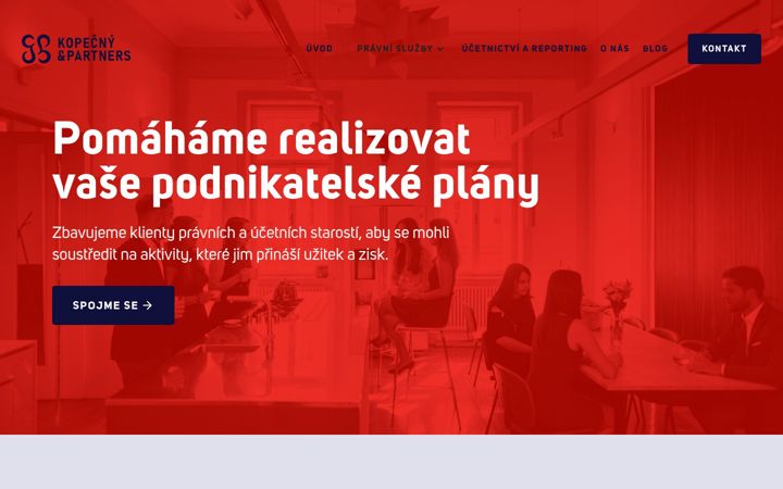 Screenshot of kopecnypartners.com
