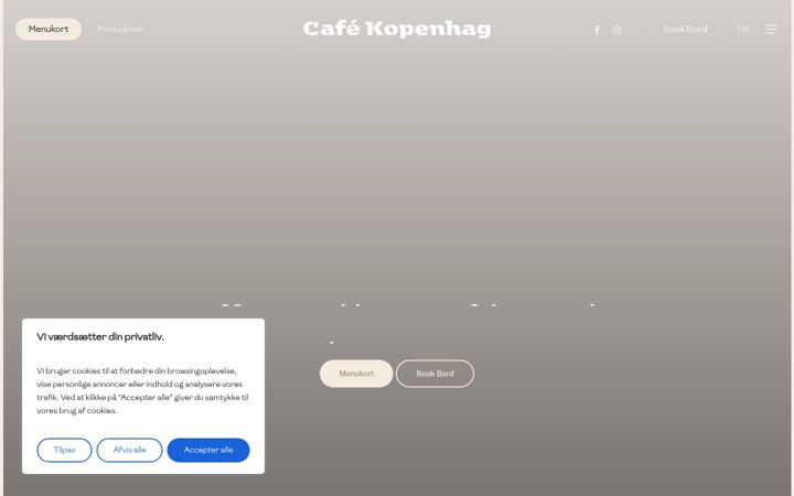 Screenshot of kopenhag.dk