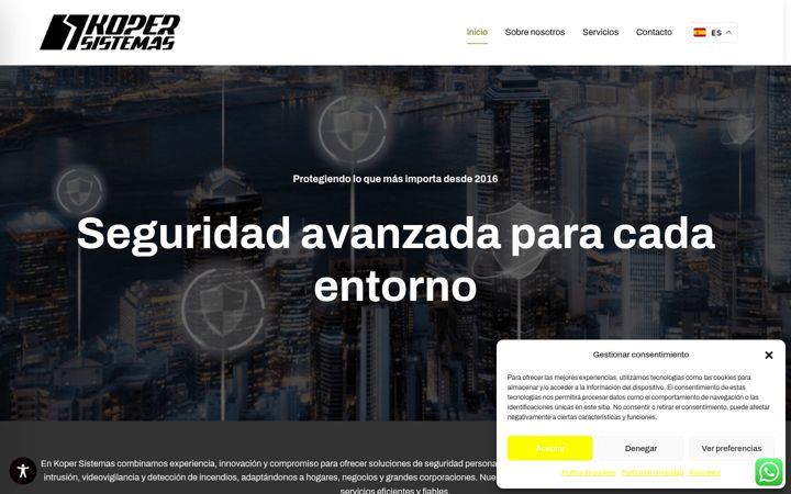 Screenshot of kopersistemas.es