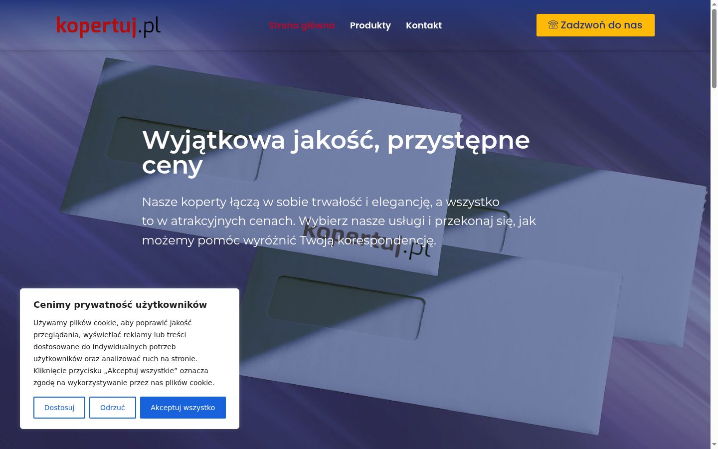 Snímek obrazovky baneru souhlasu zobrazeného před jakoukoli interakcí