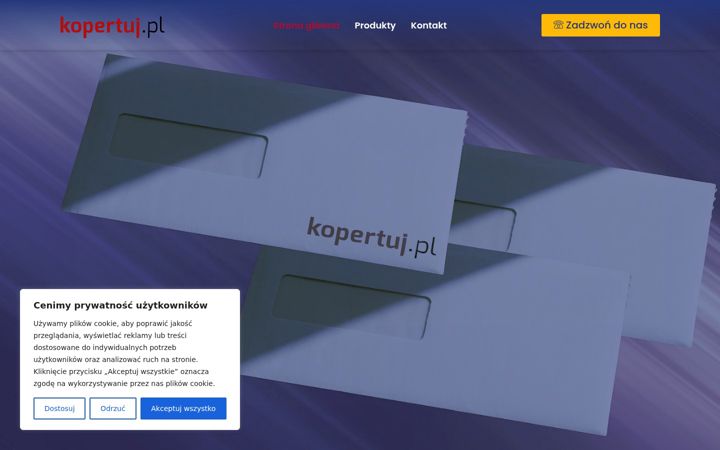 Screenshot of kopertuj.pl