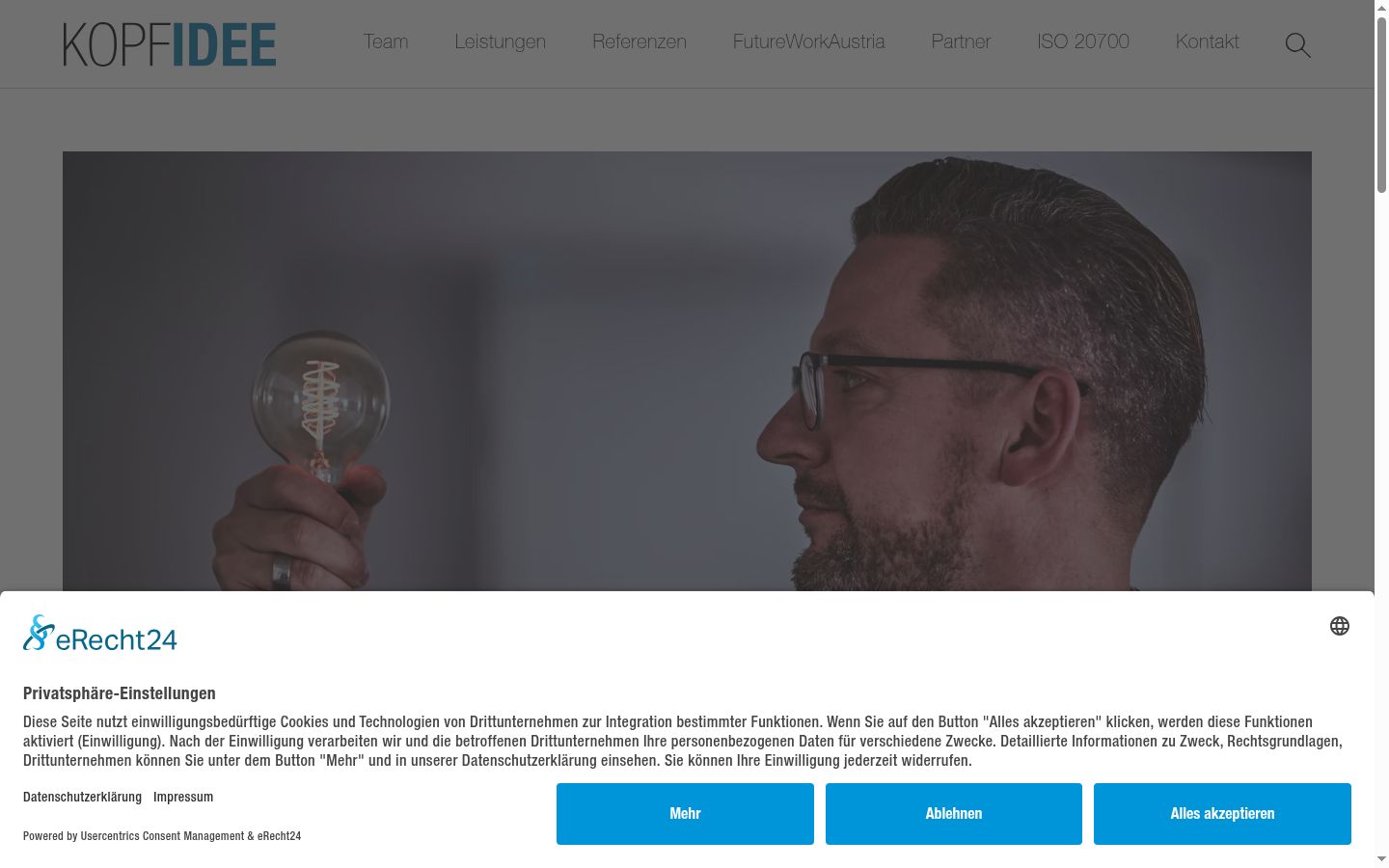 Sutikimo reklamjuostės, rodytos prieš bet kokią sąveiką, ekrano kopija
