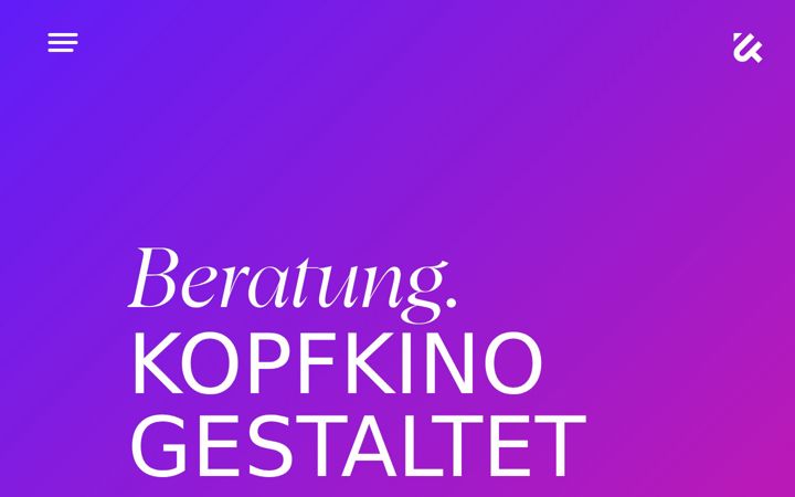 Screenshot of kopfkino.com