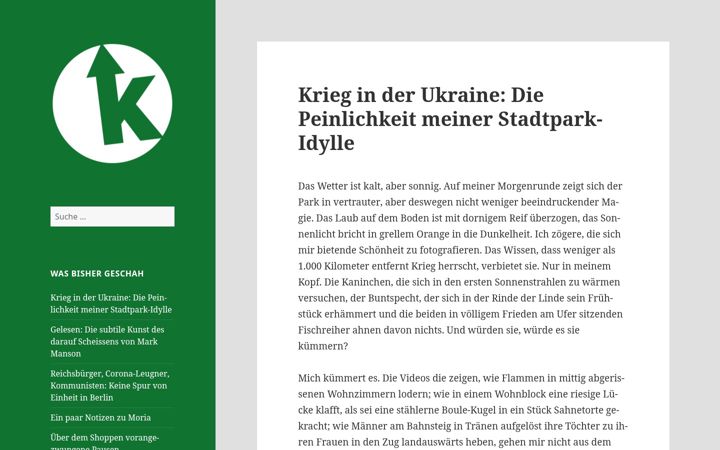 Screenshot of kopfkompass.de