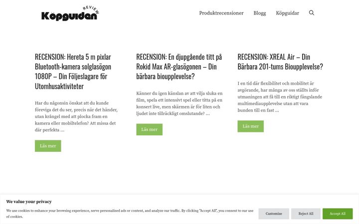 Screenshot of kopguiden.org