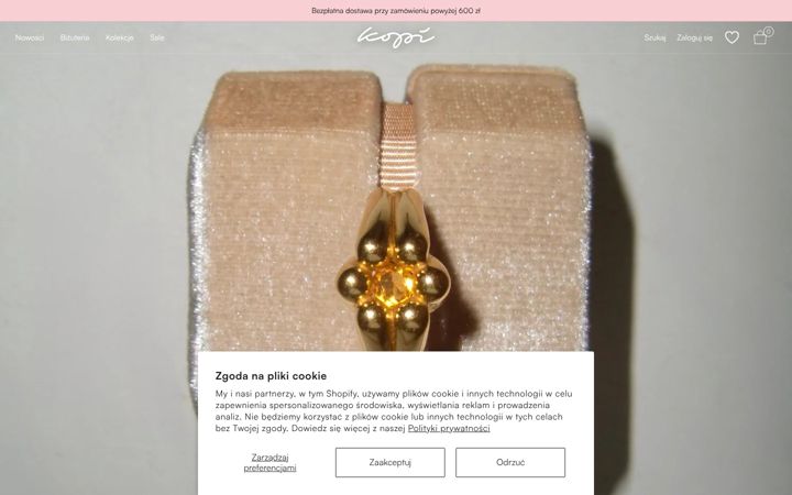 Screenshot of kopi.com.pl