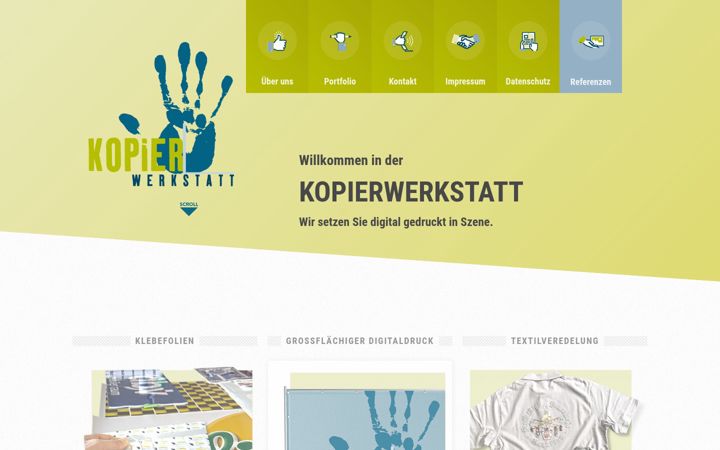 Screenshot of kopierwerkstatt.de