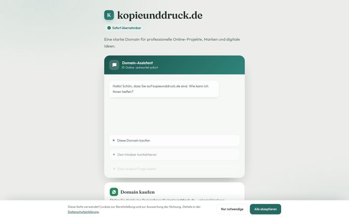 Screenshot of kopieunddruck.de