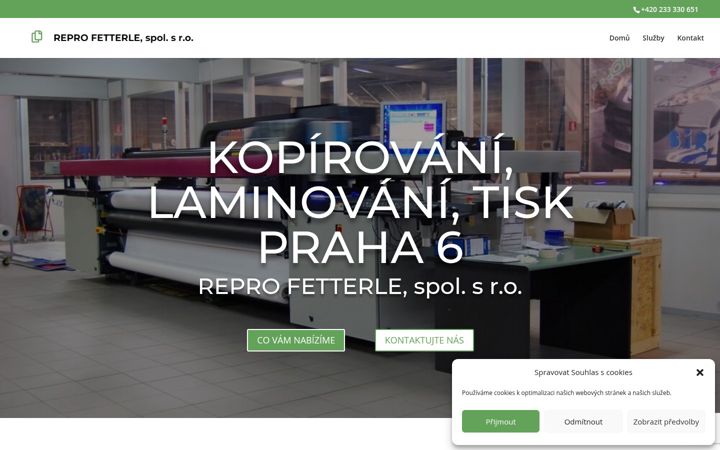 Screenshot of kopirovani-laminovani-praha6.cz