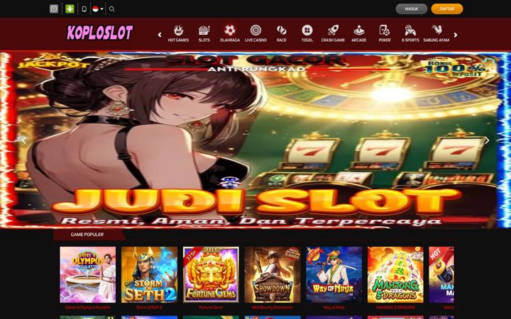 Screenshot of koploslot.net