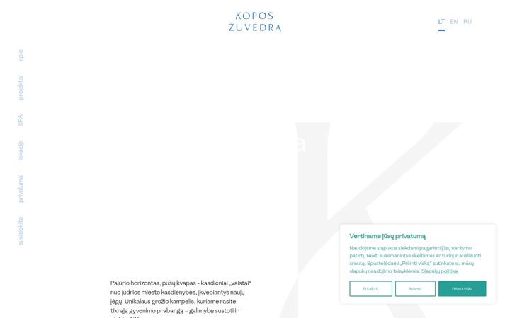 Screenshot of koposzuvedra.lt