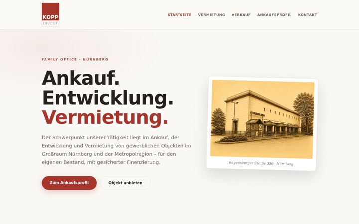 Screenshot of kopp-invest.de