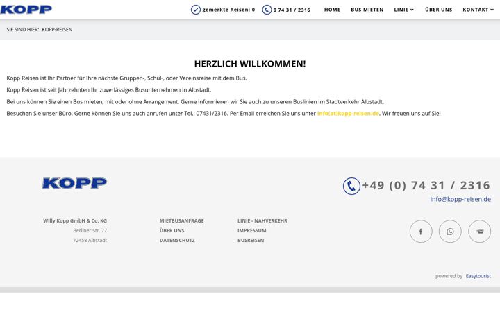 Screenshot of kopp-reisen.de