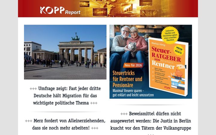 Screenshot of kopp-report.de