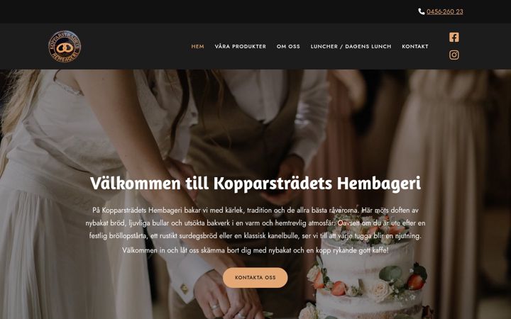 Screenshot of kopparstradetshembageri.se