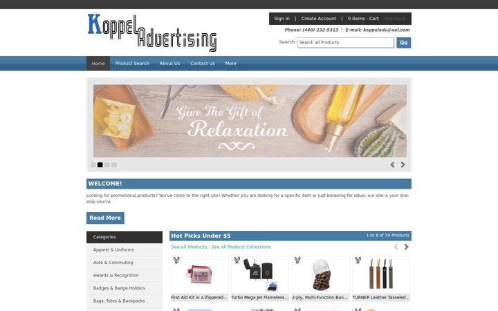 Ekrano kopija koppeladv.com