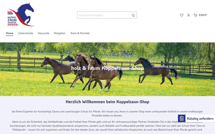 Screenshot of koppelzaun-shop.de