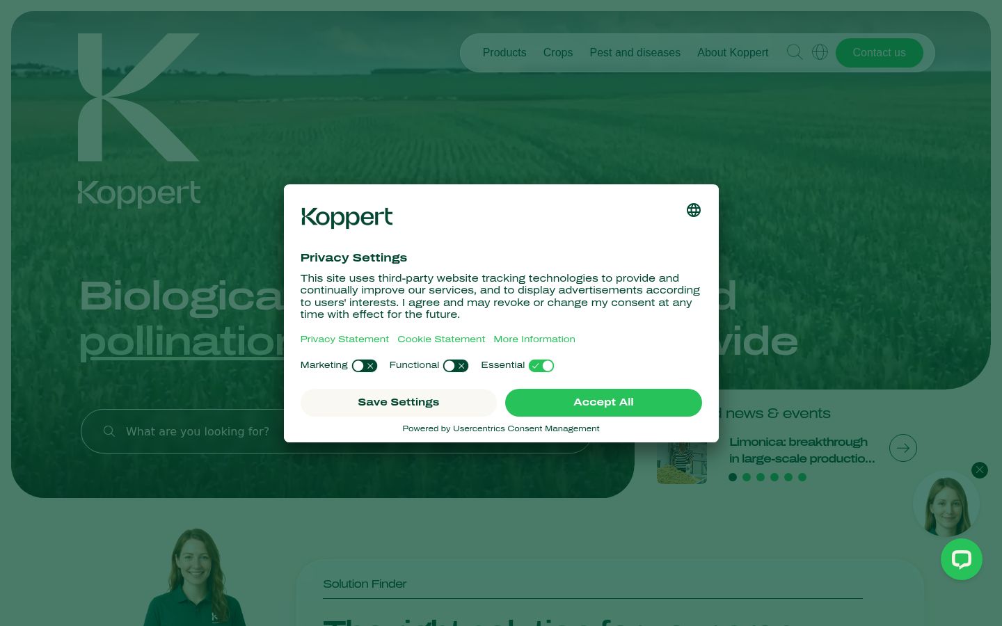 Screenshot van de toestemmingsbanner zoals getoond vóór enige interactie