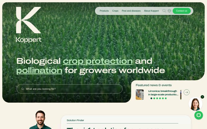 Screenshot of koppert.ca