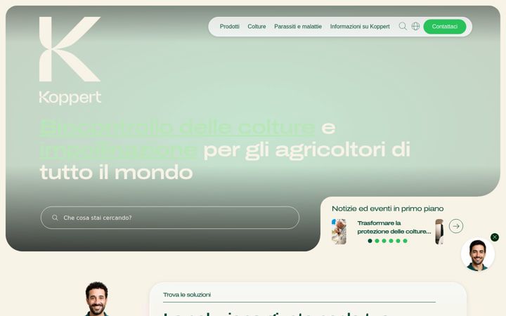 Screenshot of koppert.it