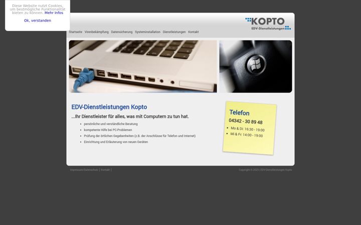 Ekrano kopija kopto.com