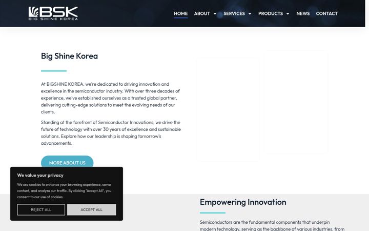 Ekrano kopija kor-bigshineworldwide.com