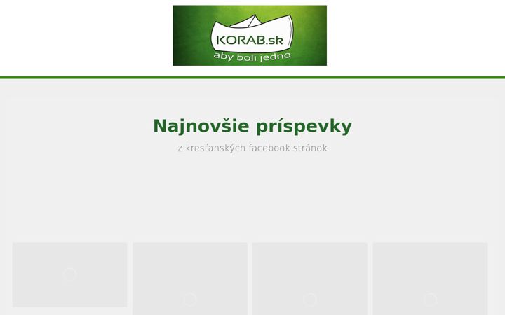 Screenshot of korab.sk
