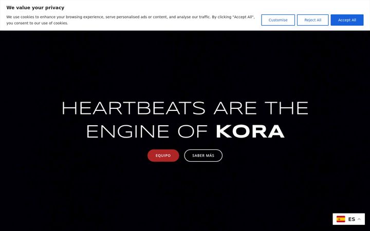 Ekrano kopija korabcn.com