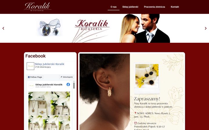 Screenshot of koralikplock.pl