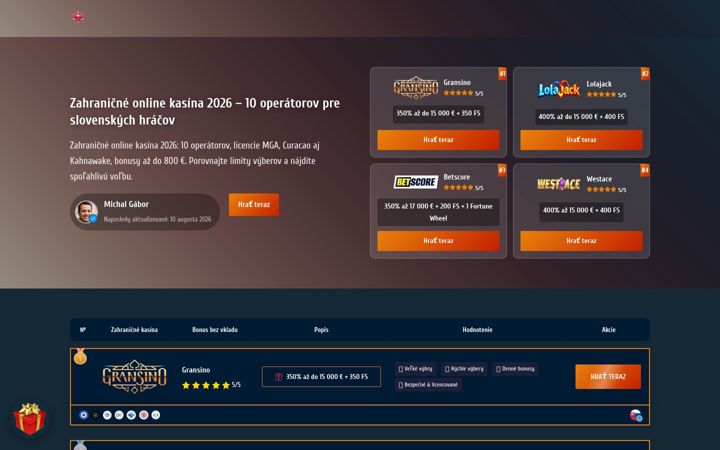 Screenshot of koralkylucka.sk