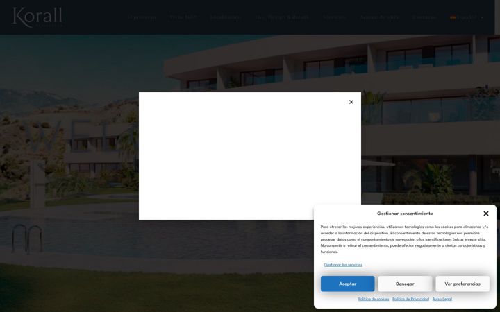 Screenshot of korallbytopgestion.com