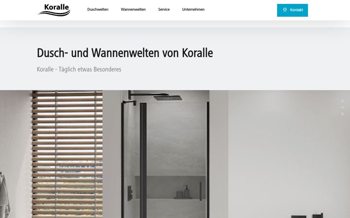 Screenshot of koralle.de