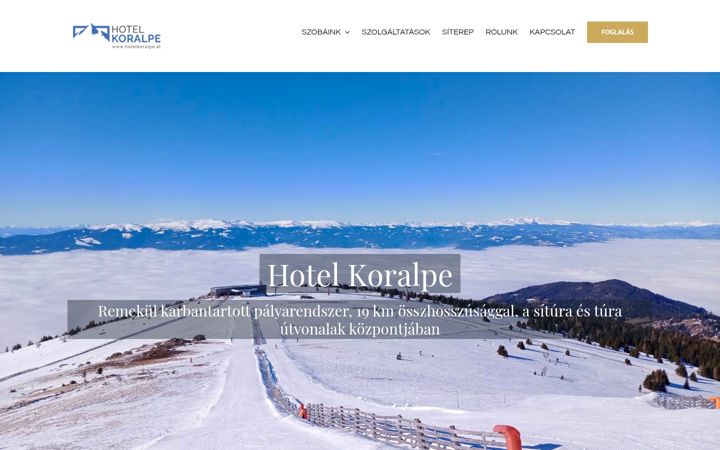 Screenshot of koralpe.hu