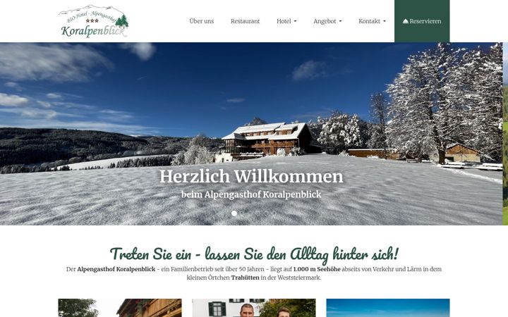 Screenshot of koralpenblick.at