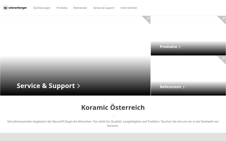 Screenshot of koramic.at