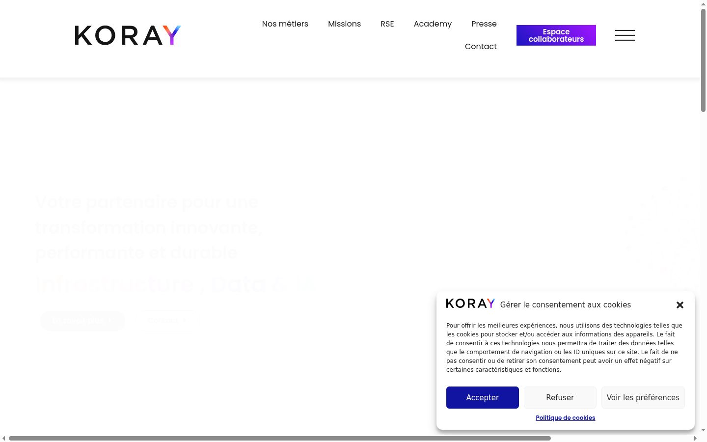 Zrzut ekranu banera zgody wyświetlanego przed jakąkolwiek interakcją